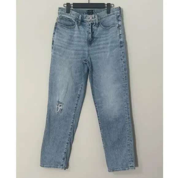 NWOT J.Crew Relaxed Boyfriend Jean in Light Wash Size 26 - Picture 4 of 16